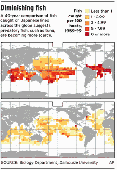 Decline of commercial fishing