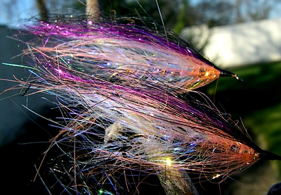 The Angry Goldfish, Angelina fibers tied Spey style