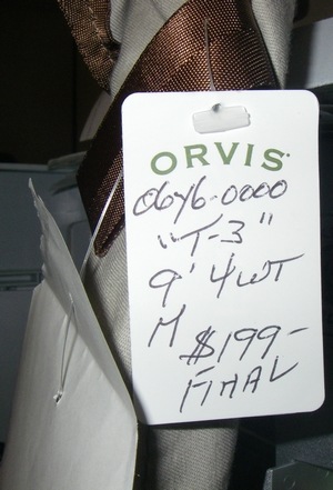 Orvis Cosmetic second and its label