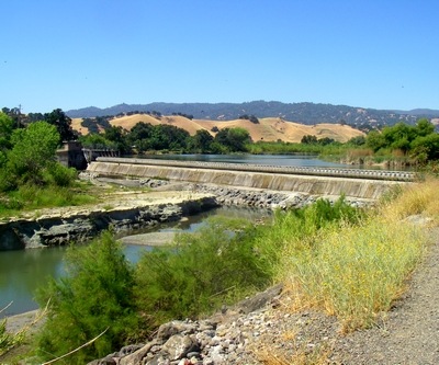 Capay Dam of Cache Creek