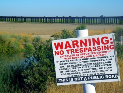 All them folks on I-5 are tresspassing