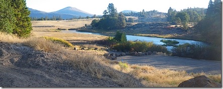 Hat Creek, and empty parking lots