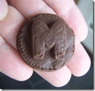 printed Chocolate cookie