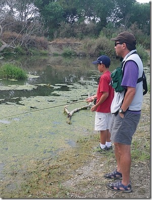 Kelvin and his son, Bradley