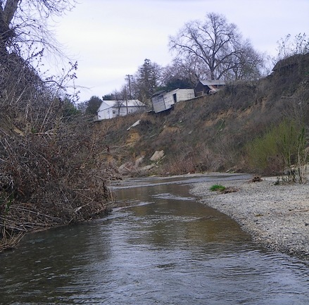 Everything winds up in the creek